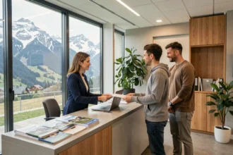 Agence de location d'appartements en Auvergne-Rhône-Alpes avec vue sur les Alpes
