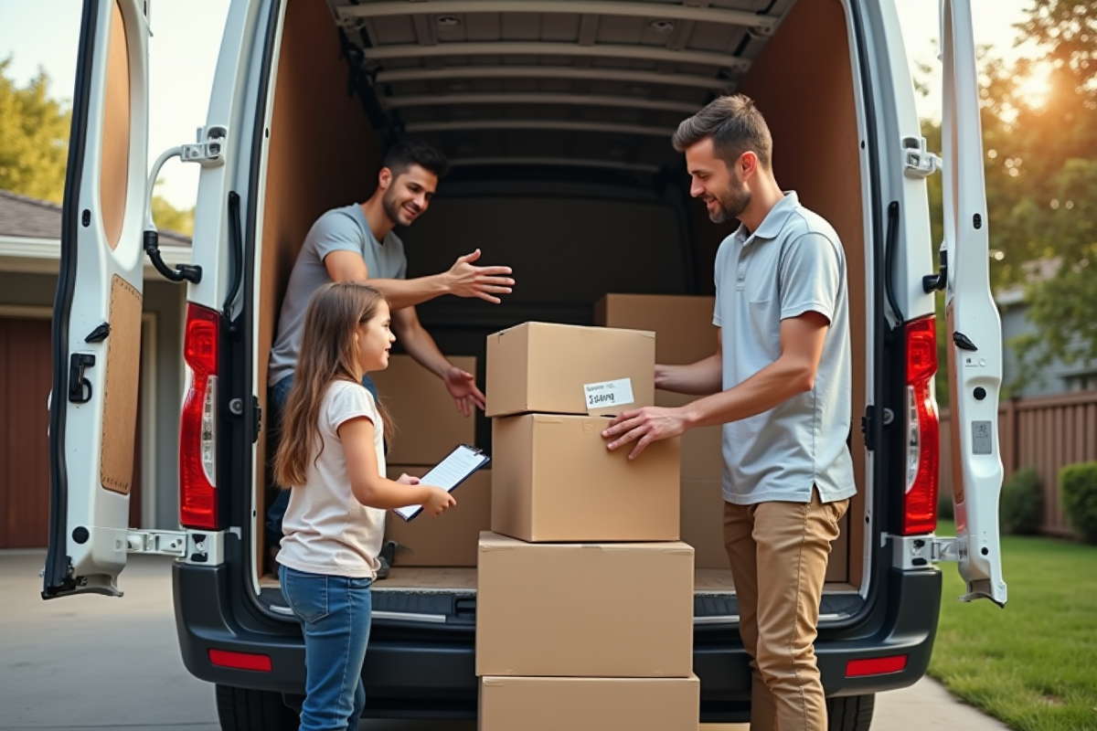 déménagement cartons