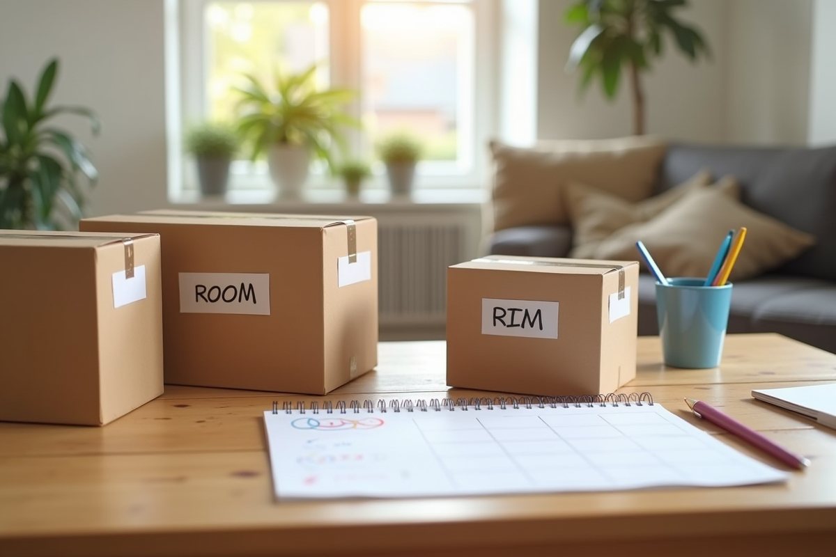 déménagement cartons